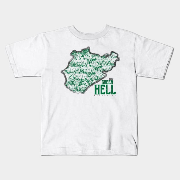 Green Hell Kids T-Shirt by Markaryan